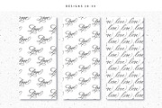 30 Lettering Patterns, a Pattern Graphic by Type and Graphics Studio (Thumbnail 11 of 11)