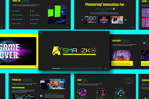 Gaming Company Profile Presentation, a Presentation Template by Mighty-Slide