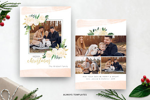 Christmas Card Template CC060