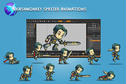 Genki And Dragon Blade, an Illustration by tokegameart (Thumbnail 2 of 4)
