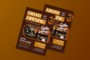 Grand Opening Coffee Shop Flyer, a Flyer Template by MMPixelCraft (Thumbnail 4 of 6)