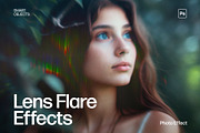 Lens Flare Photo Effect Template, a Brushes & More by DesignerCandies (Thumbnail 1 of 7)