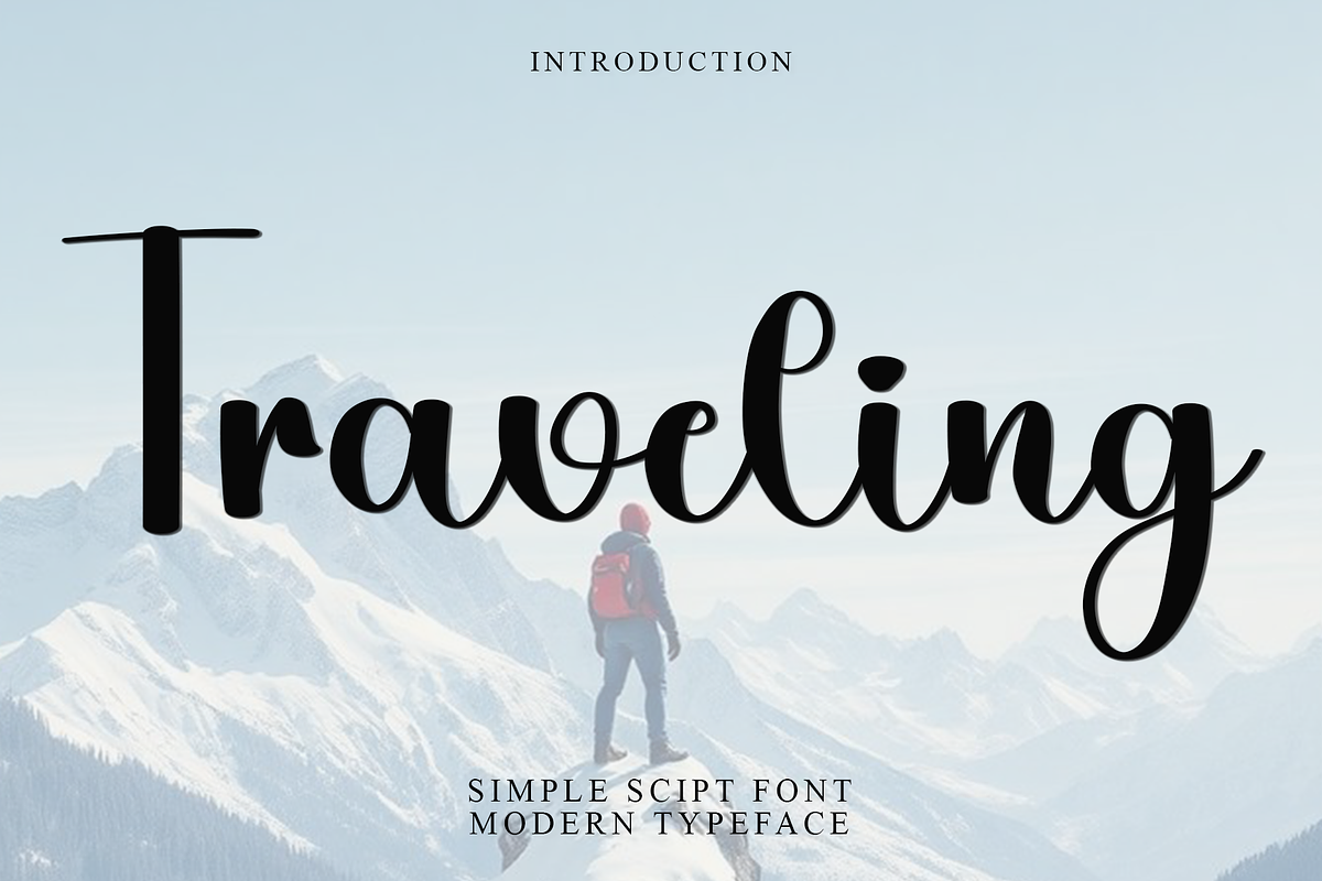 Traveling, a Handwritten Font by InermediaSTUDIO (Photo 1 of 8)
