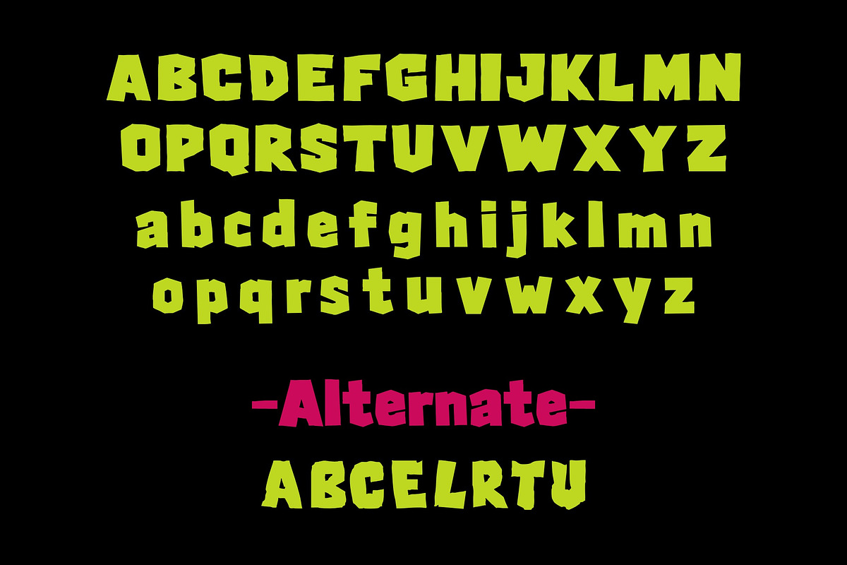 Paper Brutal, a Handwritten Font by Art StoreID (Photo 4 of 8)