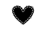 Stitched Heart Silhouette Vector Bun, an Illustration by Designs_River (Thumbnail 12 of 41)