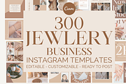 Jewelry Business Instagram Templates, a Social Media Template by Social Assumptions (Thumbnail 1 of 9)