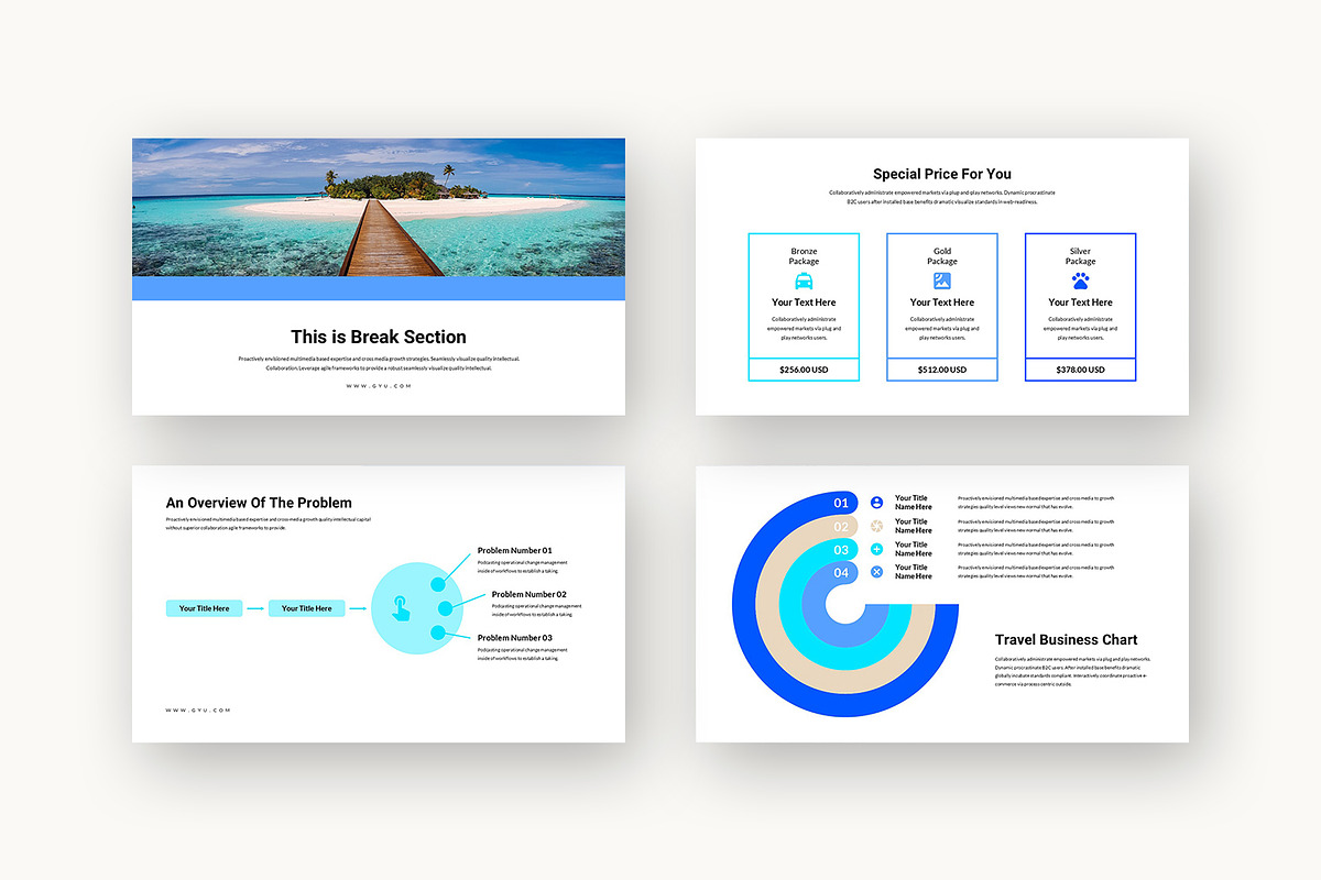 Gyu : Dive Travel Powerpoint preview 4