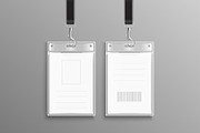 Blank ID card badge mockup, an Object Illustration by Yayasya (Thumbnail 1 of 3)