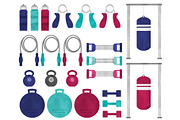 Fitness Workout Clip Art, an Illustration by SugarPickle Clip Art (Thumbnail 3 of 3)