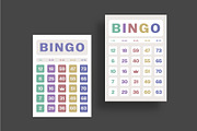 Pastel Bingo Card Templates, a Card Template by BrandPacks (Thumbnail 5 of 7)