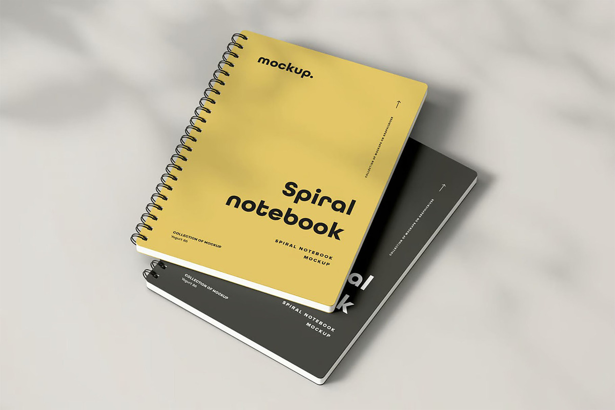 Spiral Notebook Mock-up, a Product Mockup by zippypixelstudio (Photo 9 of 15)