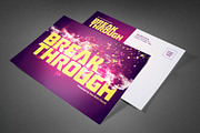 Break Through Church Postcard, a Card Template by loswl (Thumbnail 1 of 2)