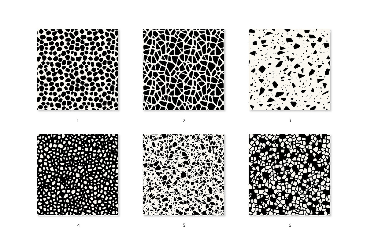 Terrazzo Seamless Patterns Set, a Pattern Graphic by Curly_Pat (Photo 3 of 5)