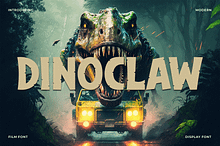 Dinoclaw – A Modern Display Font