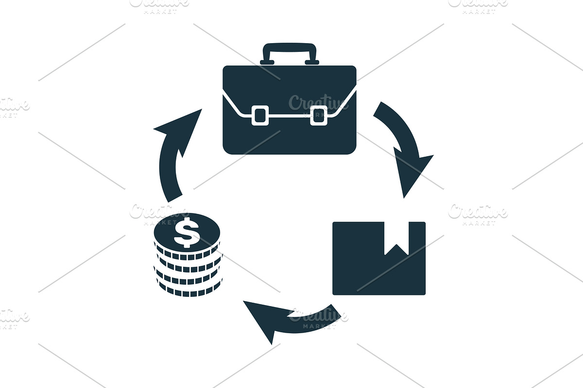 Circular economy showing business, a Finance Illustration by Aimagenarium@gmail.com