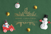 Gentle Christmas Frame Labels, a Branding & Logo Template by Createvil (Thumbnail 9 of 12)