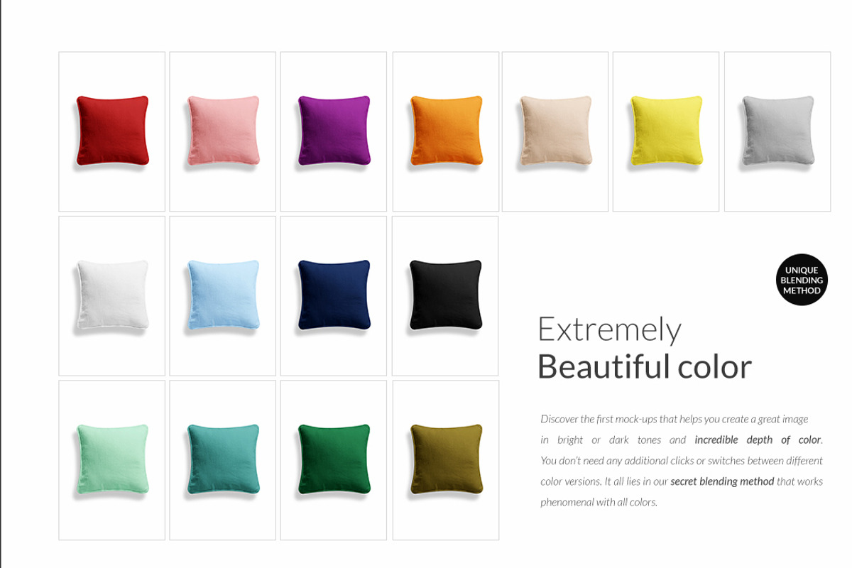 Linen Pillow 15x Mock-ups Set, a Household Mockup by Mocca Mockups Store (Photo 23 of 32)