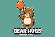 Bear Hugs Warmth & Smiles, an Animal Illustration by Izdihaar_Studio (Thumbnail 3 of 3)
