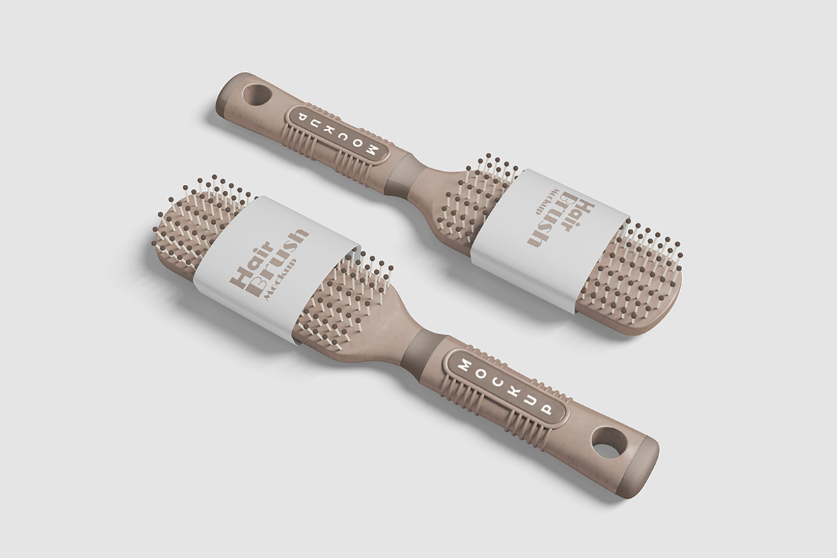 Hair Brush Mockup, a Product Mockup by MrLetters (Photo 3 of 5)
