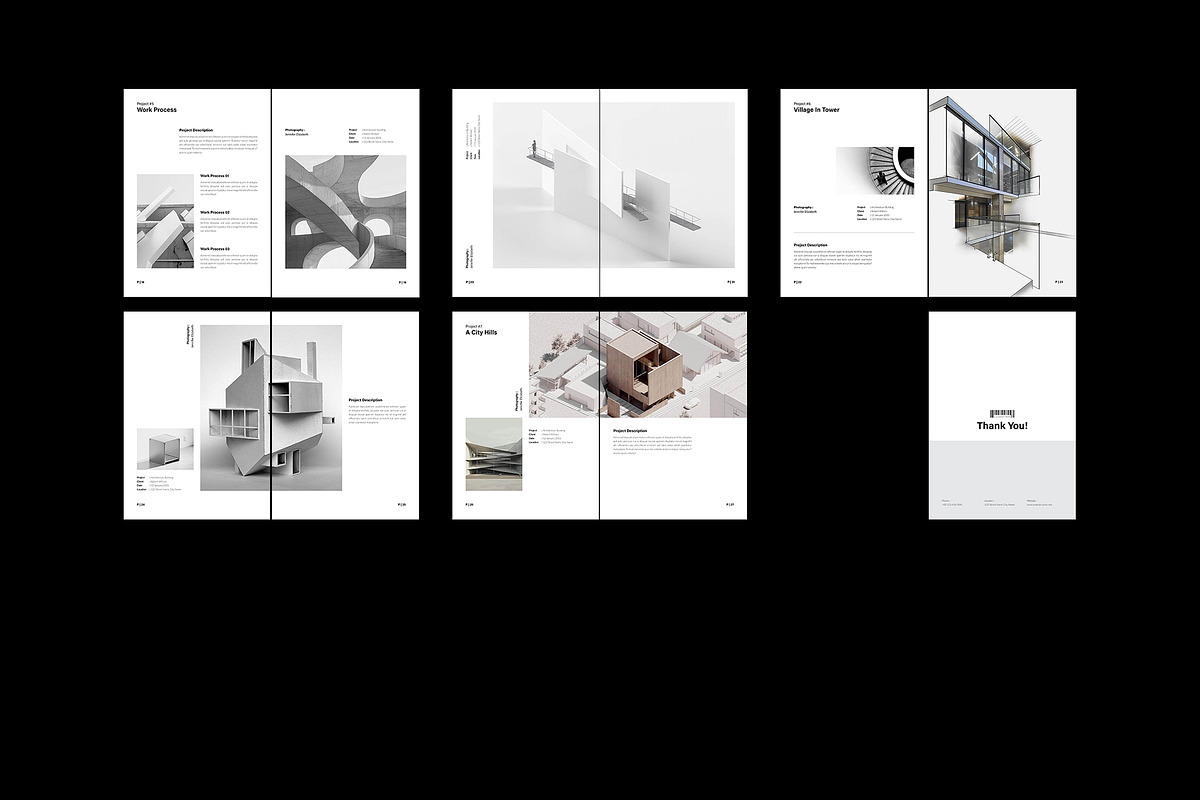 Professional Portfolio Template, a Brochure Template by NorthPeak (Photo 13 of 13)
