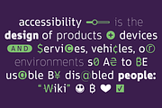 TYPEFACE Accessibility Sans 9 Fonts, a Sans Serif Font by Typo Graphic Design (Thumbnail 6 of 6)