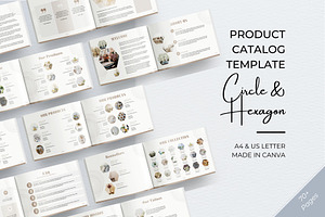 Product Catalog Canva Template