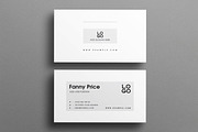 Minimal Business Card Template, a Business Card Template by MightyDesign (Thumbnail 1 of 6)