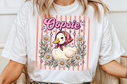 Cute Duck Daisy Vintage PNG, a Work Illustration by Sublimation Artist (Thumbnail 4 of 9)