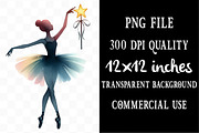 Watercolor Ballet Whisper Clipart, an Illustration by Designking (Thumbnail 4 of 4)