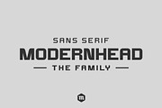 Modernhead Typeface | Font, a Sans Serif Font by Headfonts (Thumbnail 1 of 8)