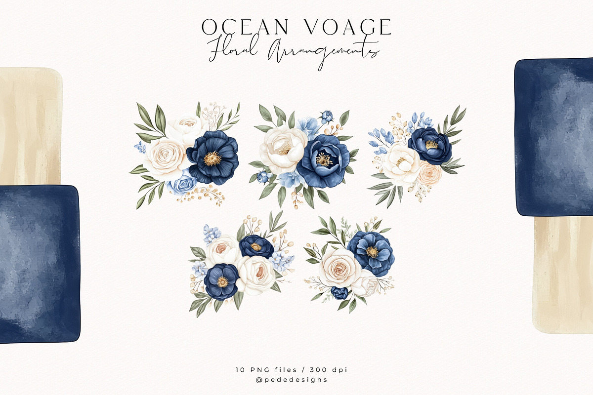 Ocean Voyage Collection, a Decorative Illustration by PeDe Designs (Photo 11 of 26)