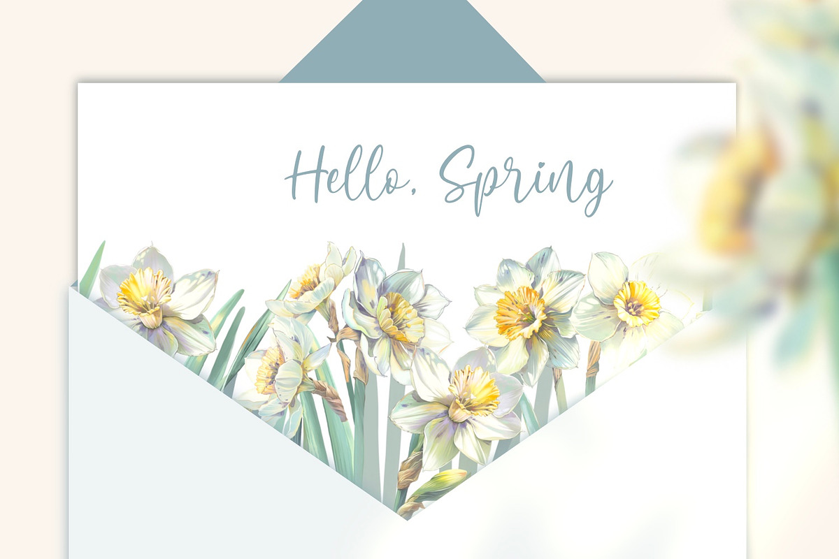 Narcissuses and Butterflies, an Illustration by Shabbypie (Photo 12 of 19)