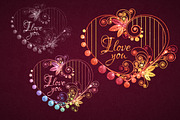 Quilling paper Valentine heart, an Illustration by Cattleya (Thumbnail 3 of 4)