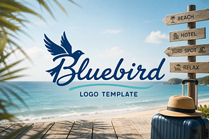 Letter B Bird Pigeon Dove Logo, a Branding & Logo Template by Enola99d