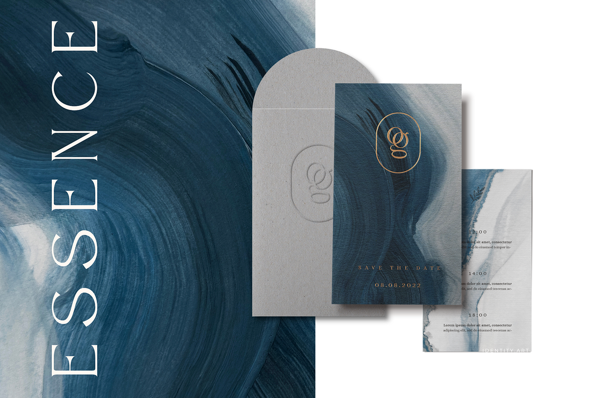 MODERN BLUE AND WHITE TEXTURE, a Texture Illustration by identity.ART (Photo 3 of 9)