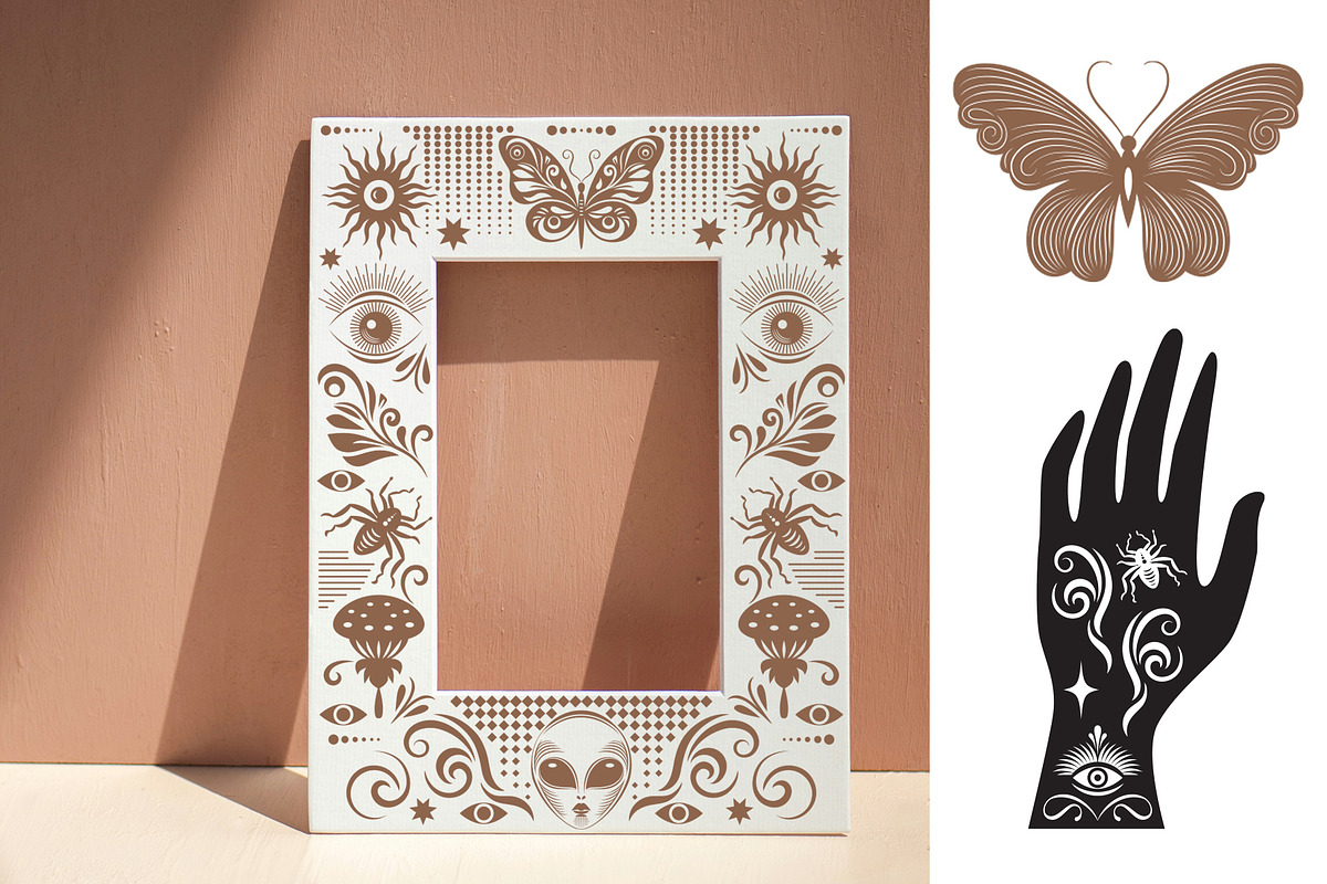 Mystic symbols & signs, a Decorative Illustration by lenlis (Photo 13 of 14)