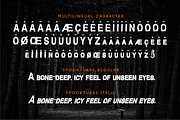 Spookturas - Horror Melted Display, a Sans Serif Font by Indotype Foundry (Thumbnail 7 of 10)