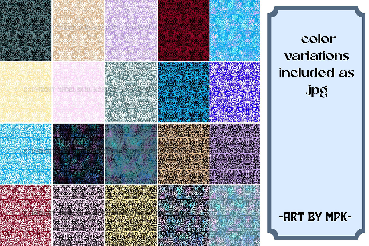 Ornate Lines MPK00032 Repeat Pattern, a Pattern Graphic by MissPerfectKaos (Photo 7 of 7)