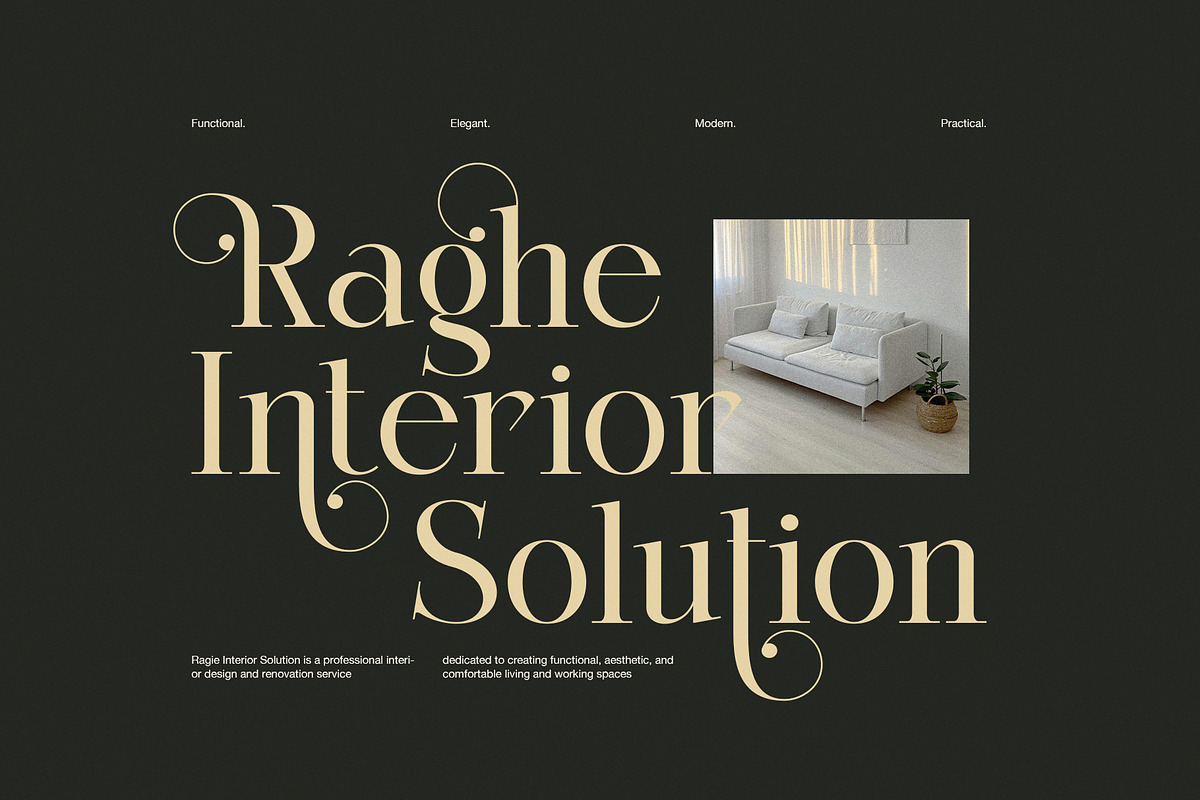 Miglem Elegant Ligature Serif Font, a Serif Font by Perfectype (Photo 6 of 8)
