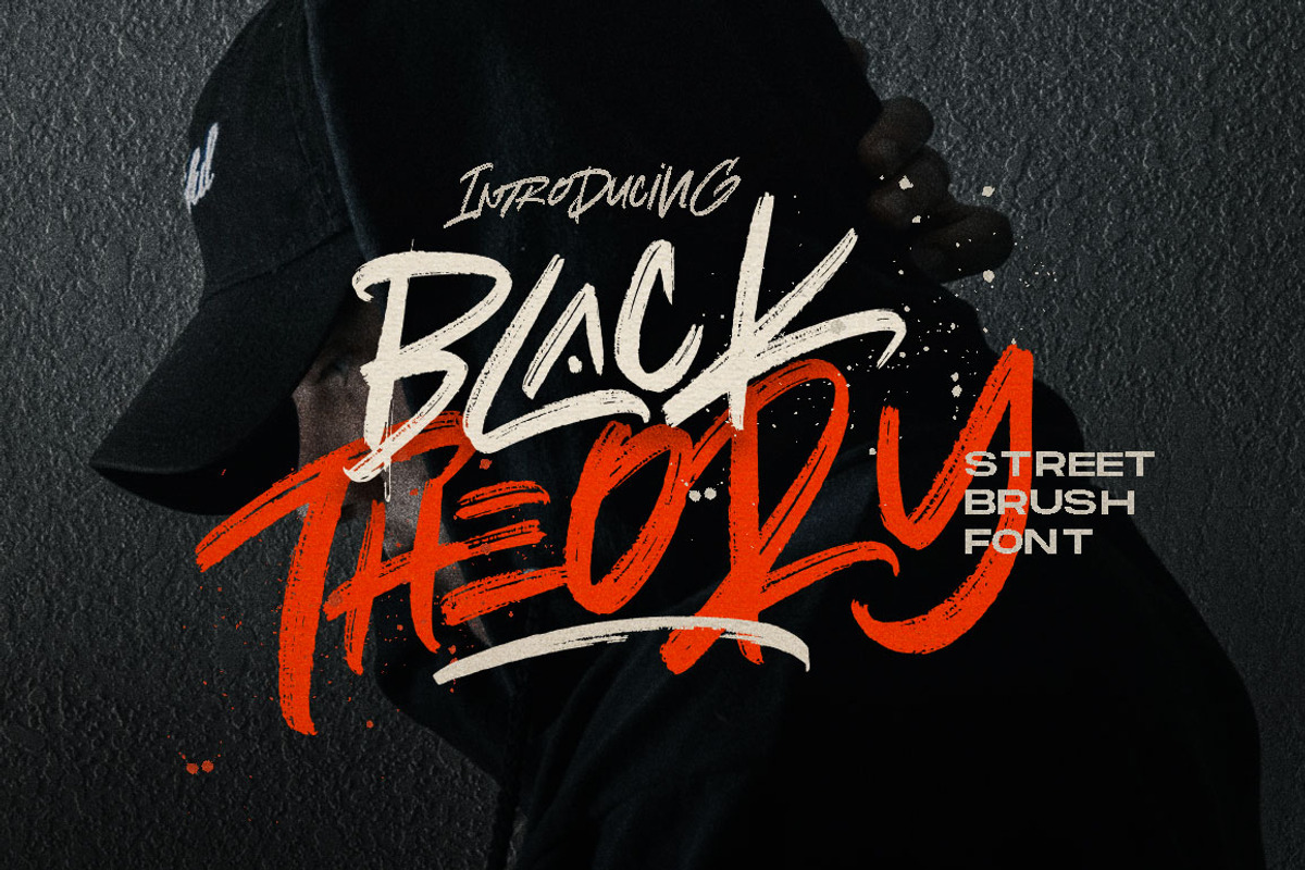 Black Theory - Urban Brush Font