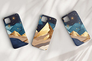 Gold Autumn Landscape & Sky, a Background Graphic by by creative paper (Thumbnail 11 of 18)