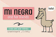 Mi Negra, a Sans Serif Font by Letritas (Thumbnail 1 of 8)