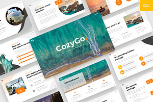 CozyGo Tours & travel Google Slides, a Presentation Template by BeadyLab