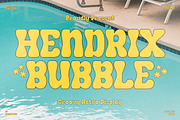 Hendrix Bubble Groovy Retro Display, a Serif Font by Storytype Studio (Thumbnail 1 of 15)