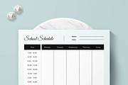 School Planner Design Template, a Stationery Template by MightyDesign (Thumbnail 4 of 7)