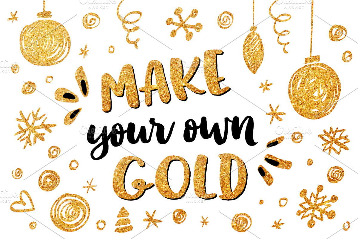 Make you own Christmas gold!, a Layer Style Add-On by Art of Sun (Photo 1 of 3)