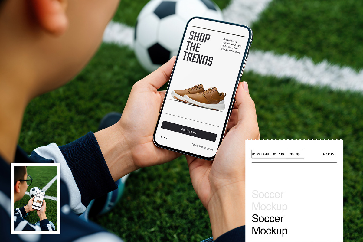 Sport & Lifestyle Mobile App Mockup, an iPhone Mockup by Oday Noon (Photo 1 of 12)