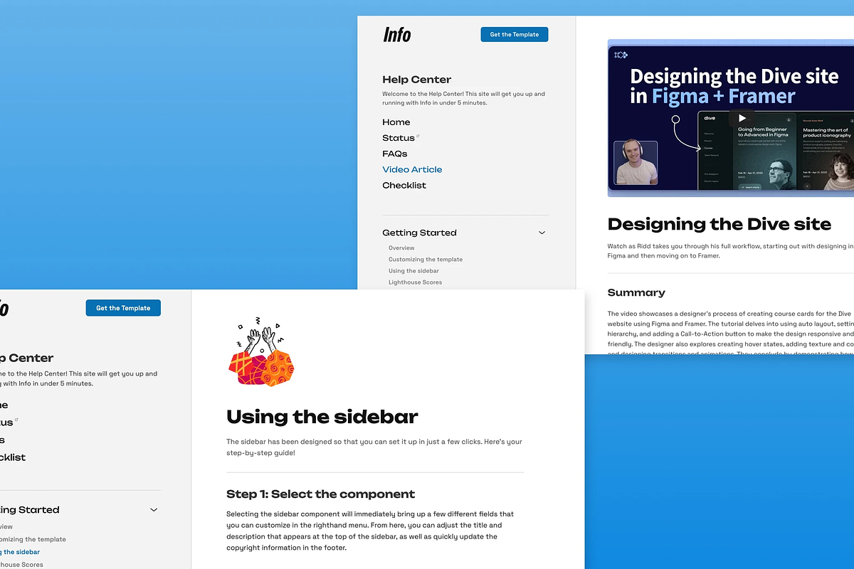 Info Framer Template, a Landing Page Template by patrickward (Photo 2 of 3)