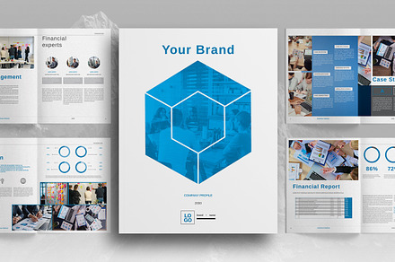 Blue Brand Brochure Template