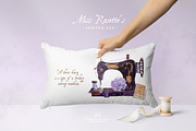 Sewing Watercolour Illustrations, an Education Illustration by Aquarellina (Thumbnail 10 of 17)